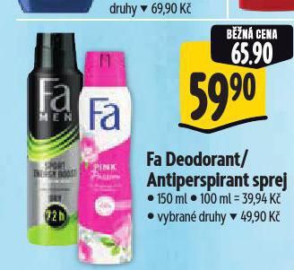 FA ANTIPERSPIRANT