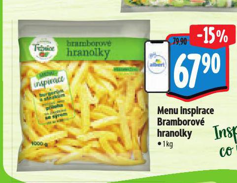 MENU INSPIRACE BRAMBOROV HRANOLKY
