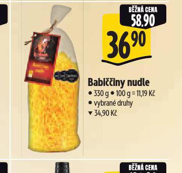 BABIINY NUDLE