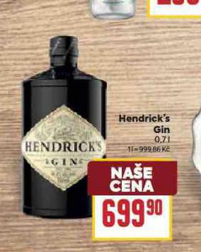 HENDRICK'S GIN