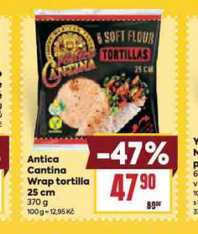 ANTICA CANTINA WRAP TORTILLA