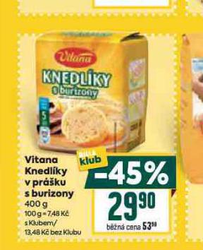 VITANA KNEDLKY V PRKU S BURIZONY