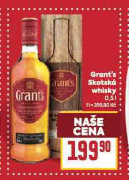 GRANT'S TRIPLE WOOD WHISKY