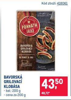 BAVORSK GRILOVAC KLOBSA