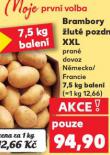 BRAMBORY ŽLUTÉ POZDNÍ XXL