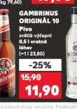 PIVO GAMBRINUS ORIGINÁL