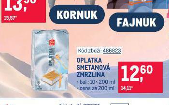 OPLATKA SMETANOV ZMRZLINA