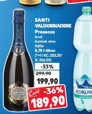 SANTI VALDOBBIADENE PROSECCO