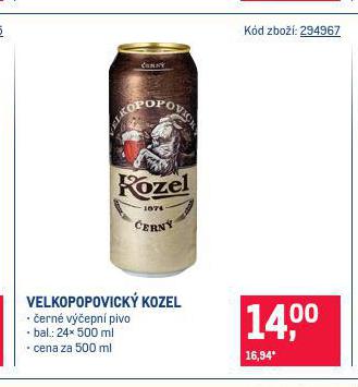PIVO VELKOPOPOVICK KOZEL