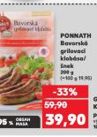 BAVORSKÁ GRILOVACÍ KLOBÁSA / ŠNEK