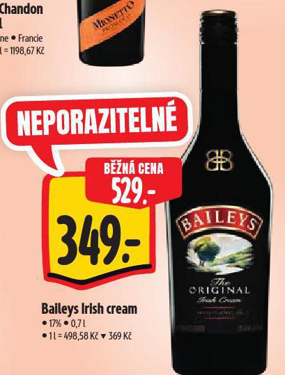 BAILEYS IRISH CREAM