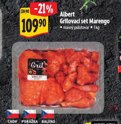 GRILOVAC SET MARENGO