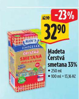 MADETA ERSTV SMETANA 33%