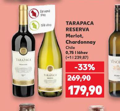 TARAPACA RESERVA CHARDONNAY
