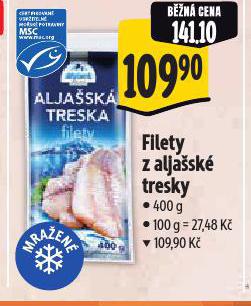 FILETY Z ALJASK TRESKY
