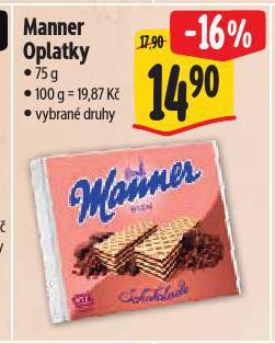 MANNER OPLATKY