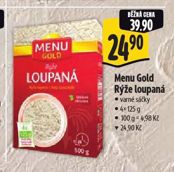 MENU GOLD RݎE