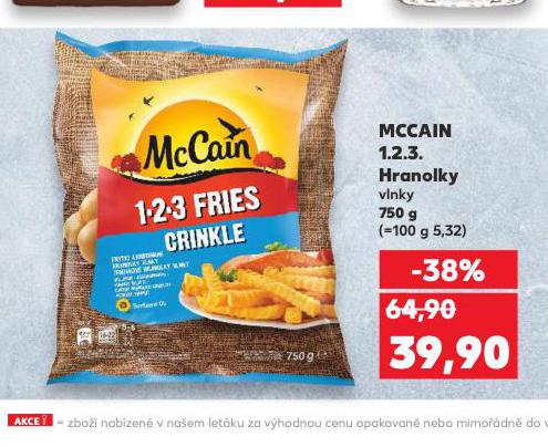 MCCAIN 1.2.3 HRANOLKY