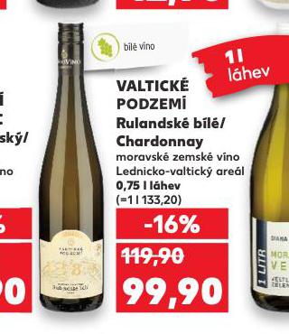 VALTICK PODZEM CHARDONNAY