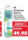 FA DEOSPRAY / ROLL-ON