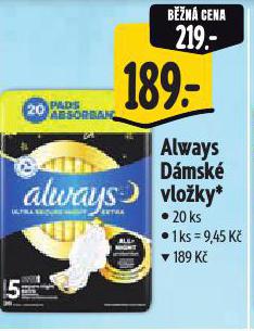 ALWAYS DMSK VLOKY