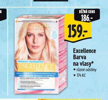EXCELLENCE BARVA NA VLASY