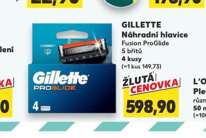GILLETTE NHRADN HLAVICE