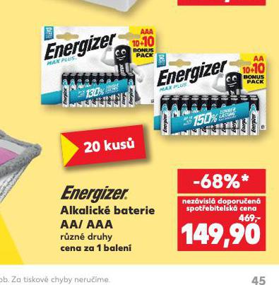 ENERGIZER ALKALICK BATERIE