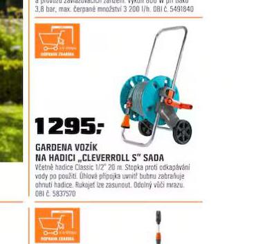 GARDENA VOZK NA HADICI