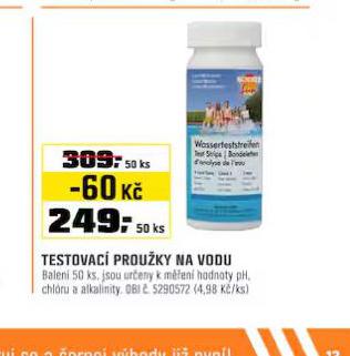 TESTOVAC PROUKY NA VODU