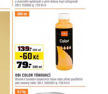 OBI COLOR TNOVAC