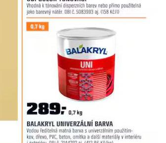 BALAKRYL UNIVERZLN BARVA