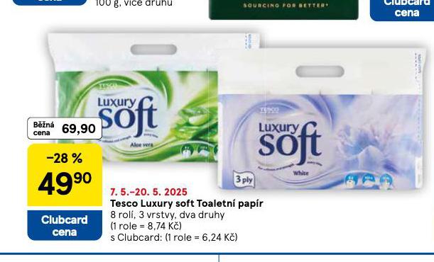 TESCO LUXURY SOFT TOALETN PAPR