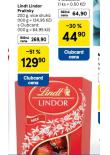 LINDT LINDOR PRALINKY