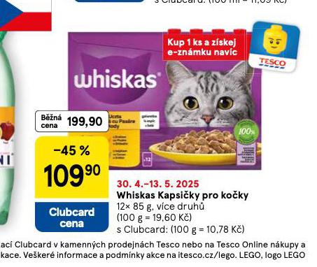 WHISKAS KAPSIKY PRO KOKY