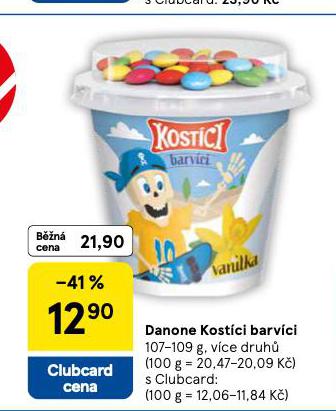 DANONE KOSTCI BARVCI