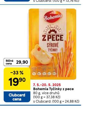 BOHEMIA TYINKY Z PECE