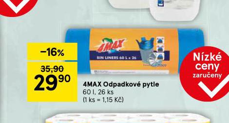 4MAX ODPADKOV PYTLE