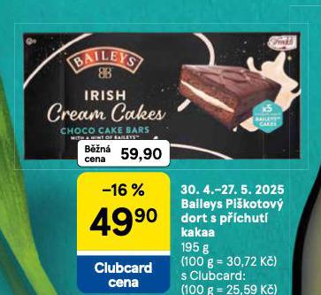 BAILEYS PIKOTOV DORT S PCHUT KAKAA