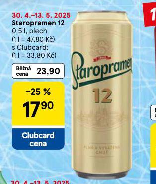 PIVO STAROPRAMEN 12