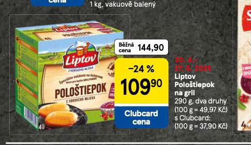 LIPTOV POLOTIEPOK NA GRIL