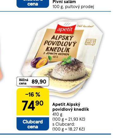 APETIT ALPSK POVIDLOV KNEDLK