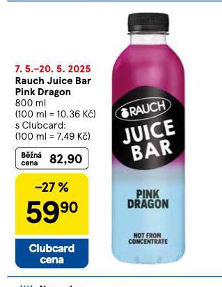 RAUCH JUICE BAR PINK DRAGON