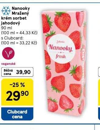 NANOOKY MRAEN KRM SORBET JAHODOV