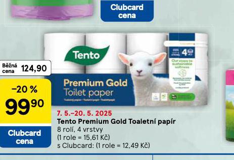 TENTO PREMIUM GOLD TOALETN PAPR