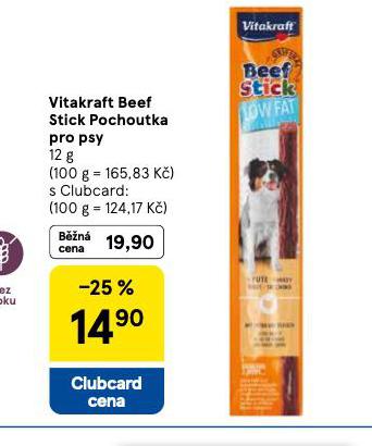VITAKRAFT BEEF STICKS POCHOUTKA PRO PSY