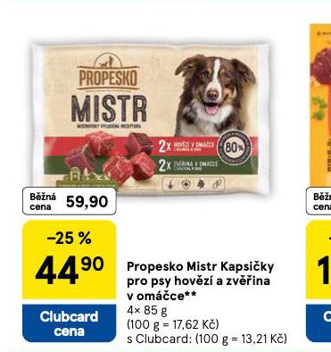 PROPSKO MISTR KAPSIKY PRO PSY