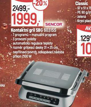KONTAKTN GRIL SENCOR