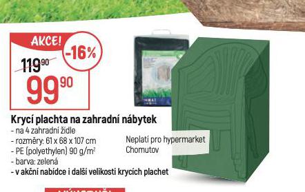 KRYC PLACHTA NA ZAHRADN NBYTEK