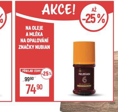 NUBIAN OLEJE A  MLKA NA OPALOVN